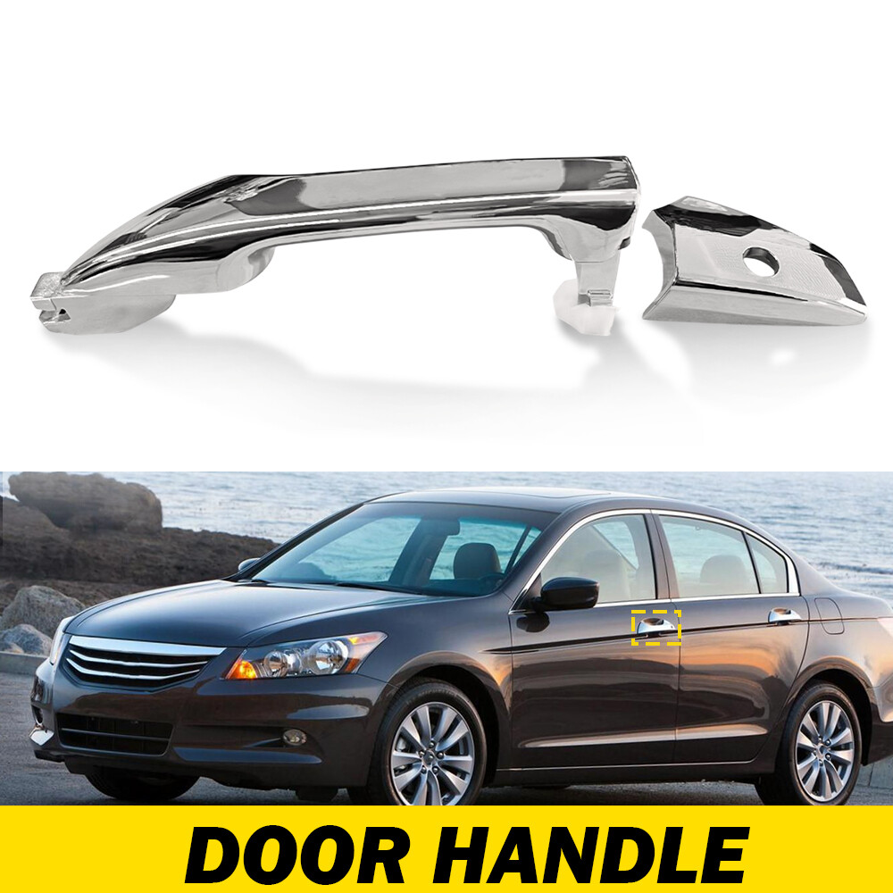 Front Driver Left Exterior Outside Door Handle Chrome For Honda Accord 2008-12 E
