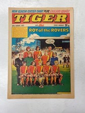 Tiger Jag Aug. 25th 1973 IPC Magazines UK Comic Newspaper 8 KM45