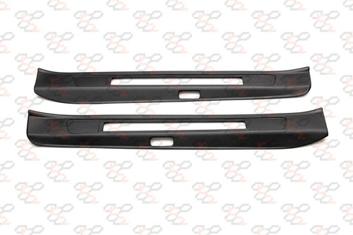 911 992 Plain Satin OEM Porsche Carbon Fiber Door Sills Trim Threshold Scuffs - Picture 2 of 7