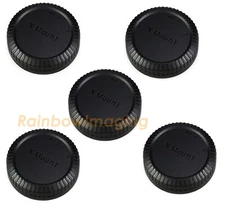 (5 Pcs) Lens Rear Caps Protective Dust Covers for Fuji Fujifilm Fujinon X Mount