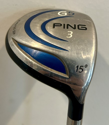 Ping G5 3 Fairway Wood 15* TFC 100F Stiff Flex Used RH Nice