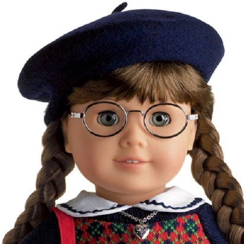 American Girl MOLLY DOLL + Molly's ACCESSORIES + book hat purse Emily's