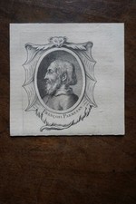 PARMESAN FRANCOIS (1503-1540) PORTRAIT ENGRAVING FROM 1745, born in PARME