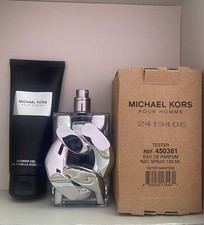 Michael Kors Pour Homme 3.4oz/100ml EDP Spray Men New Tester Shower Gel 3.4oz