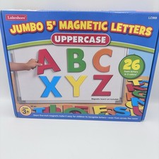 Lakeshore Learning Jumbo 5" magnetic letters- uppercase