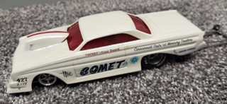 VINTAGE SLOT RACING CAR 1:24 SCALE SLOT CAR OLD NEAT KILLER THE COMET JARDENE $