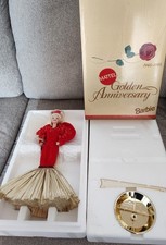 Mattel Golden Anniversary Porcelain Barbie Doll 50th Anniversary 1995 with Box