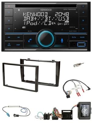 Kenwood CD 2DIN DAB USB Lenkrad Bluetooth Autoradio für Peugeot 308 07-09 PDC sc - Bild 1 von 4
