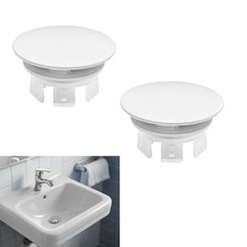 2 Pack Sink Basin Overflow Trim Ring,Solid Brass Bathroom Sink Trim Overfollo...