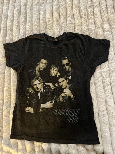 Backstreet Boys 98 Tour T Shirt Vintage Double Sided Size Me 1990s vintage concert t-shirt, vintage, size M, single stitch, B+ condition