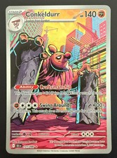 Pokemon Conkeldurr 127/086 Full Art Holo Illustration Rare Sv: Black Bolt on eBay