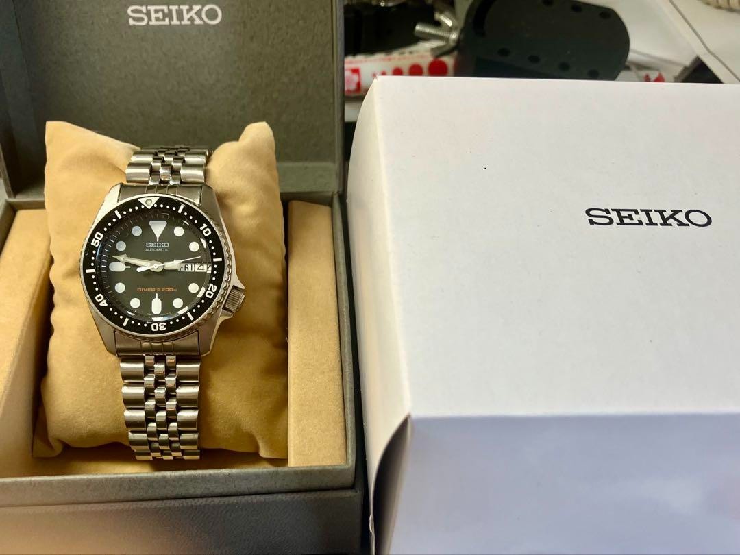 SEIKO Black Boy DIVER 38mm automatic winding precision ok SKX013k