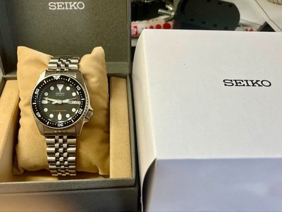 SEIKO Black Boy DIVER 38mm automatic winding precision ok SKX013k