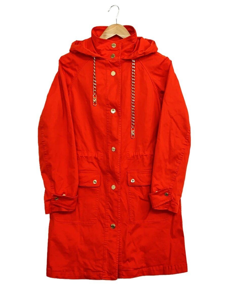 ALTRA CAPPOTTO FELPA CON CAPPUCCIO MICHAEL KORS ALTRO LOGO CATENA XS COTONE ARANCIONE MS320AZ3X6