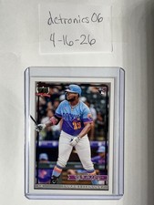 2026 Topps Series One-1991 Insert Yanquiel Fernandez Rockies T91-61 Rookie