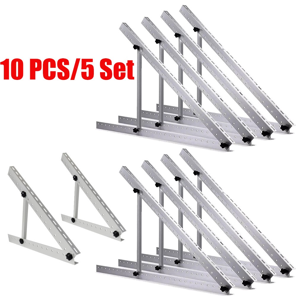 28" Solar Panel Tilt Mount Brackets Boat RV Roof Flat Surfac