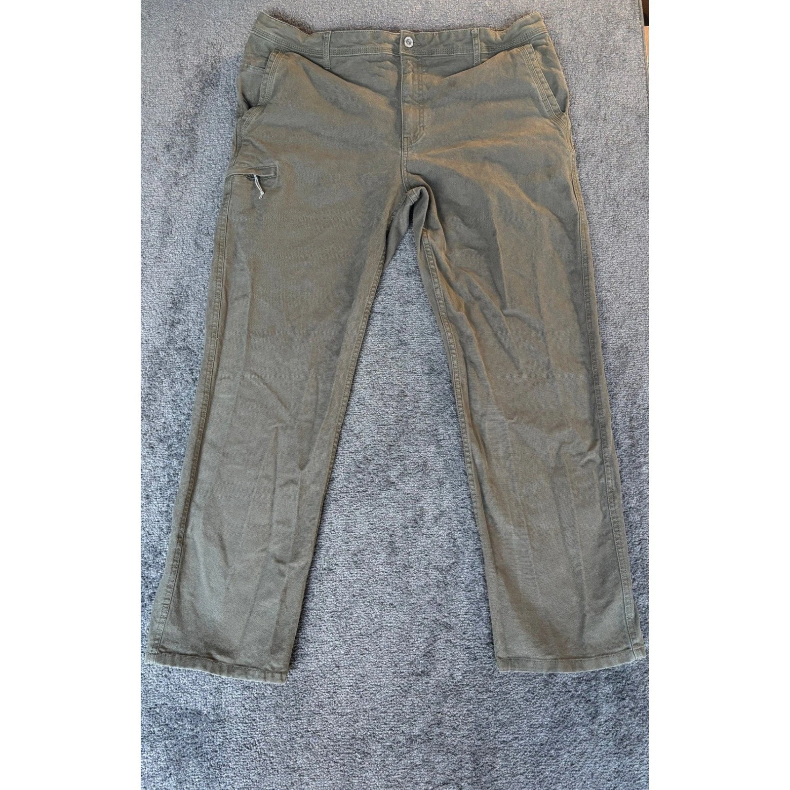 Weatherproof Vintage Mens Cargo Pants Khaki Utility Outdoor Size 40x32