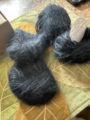 100% Pure Angora Rabbit Hair ACA 10 gr per ball (4) France  Estate Item 082526
