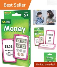 Money Flash Cards EP62047 - Full-Color Set for Enhancing Math Skills in Adults