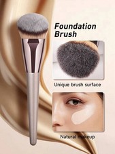 Multipurpose Angled Foundation Powder Brush Dense Synthetic Face Tool