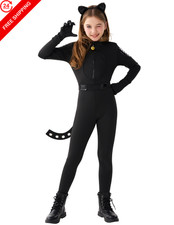 Spooktacular Creations Black Cat Costume for Girls, Medium 8-10 yrs ,
