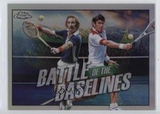 2021 Topps Chrome Battle of the Baselines Ken Rosewall Rod Laver #BB-1 HOF 0y5o