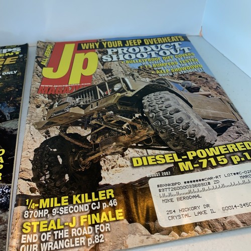 2007 JP Magazine All Jeep Lot 5 Issues - Picture 6 of 8