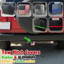 2 Inches Usa Flag Heavy Duty Trailer Hitch Tube Cover For Jeep Wrangler Jk Tj 2 Inches Usa Flag Heavy Duty Trailer Hitch Tube Cover For Jeep Wrangler Jk Tj