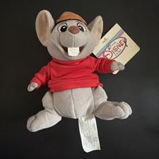 Disney Bean Bag Plush - BERNARD The Rescuers  NWT