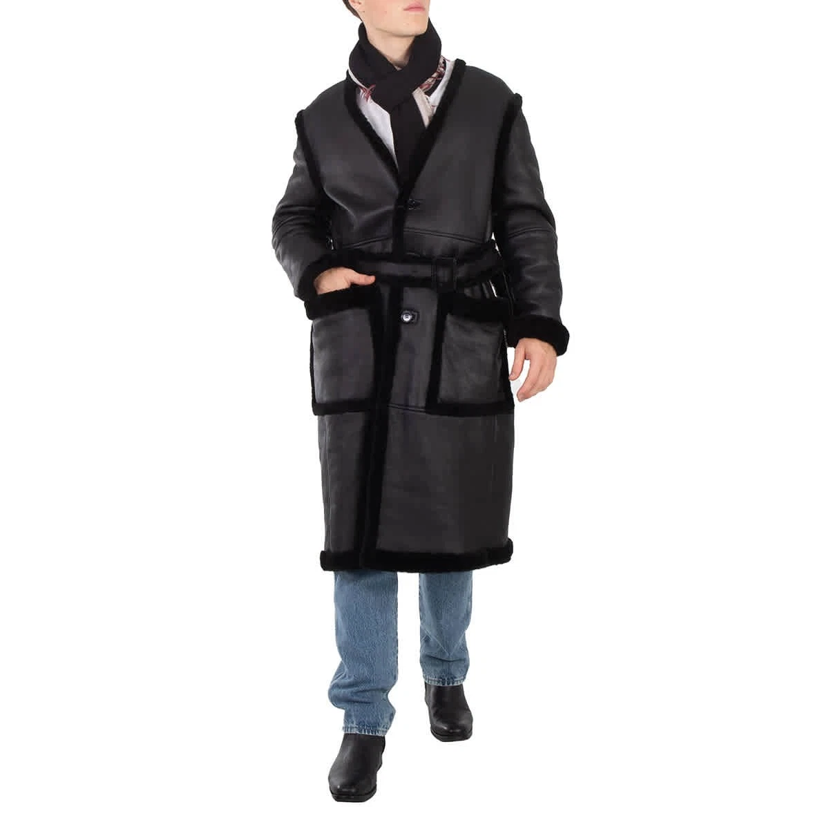 Cappotto uomo Burberry Nurobe monopetto taglia Large