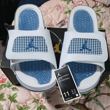 Mens Jordan Hydro IV Retro Off White/Industri...