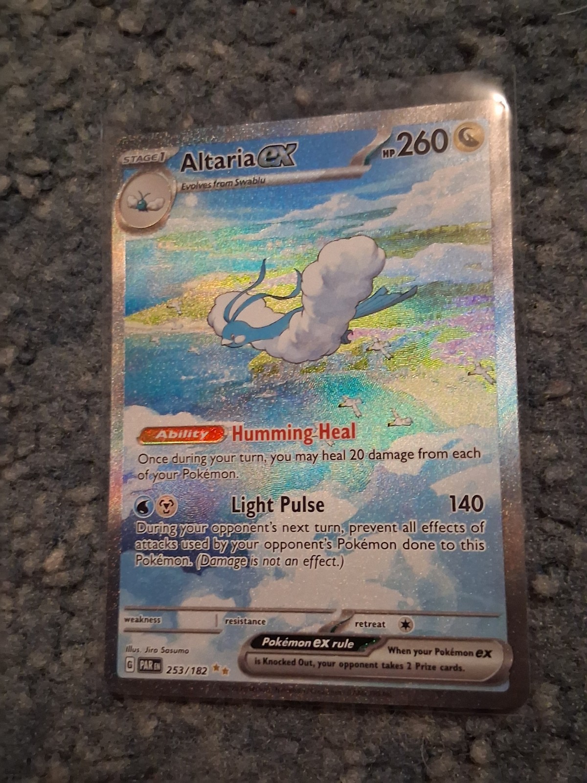 Altaria ex 253/182 SIR SV04 Paradox Rift Pokemon Card NM Full Art Sasumo