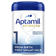 1 x 800g Aptamil Advanced 1 First Infant Baby Milk Powder From Birth Formula