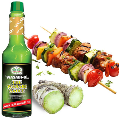 Hot & Spicy Wasabi Sauce - Real Japanese Sauce - Vegan, Gluten-Free & Organic Wa