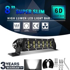 8 14 22 32 42 52 Led Light Bar Spot Flood Combo Driving Truck Suv Offroad Utv