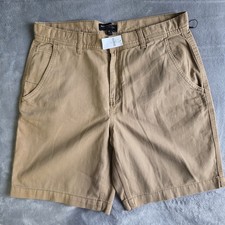 Banana Republic Men's Surplus Twill Shorts Dark Tan - Size 33 - Brand New