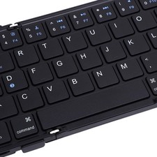 Compact Folding Keyboard Foldable Bluetooth Keyboard 12 Function Keys Low Noise