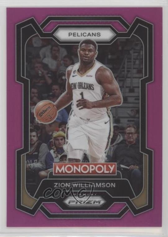 2023-24 Panini Prizm Monopoly Pink Prizm 50/149 Zion Williamson #55 1g34