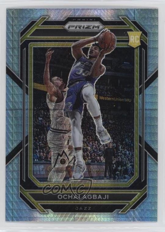 2022-23 Panini Prizm Hyper Prizm Ochai Agbaji #267 Rookie RC 15ej