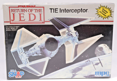 Star Wars: Return of the Jedi - TIE Interceptor - Snap Kit MPC Ertl - Neu
