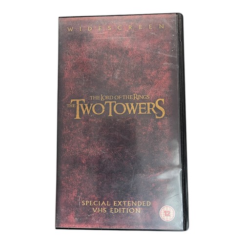 Lord of the Rings Two Towers Special Extended VHS Edition Widescreen ...