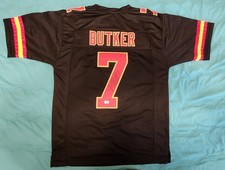 Harrison Butker signed black jersey. Authenticated by Metabilia. XL