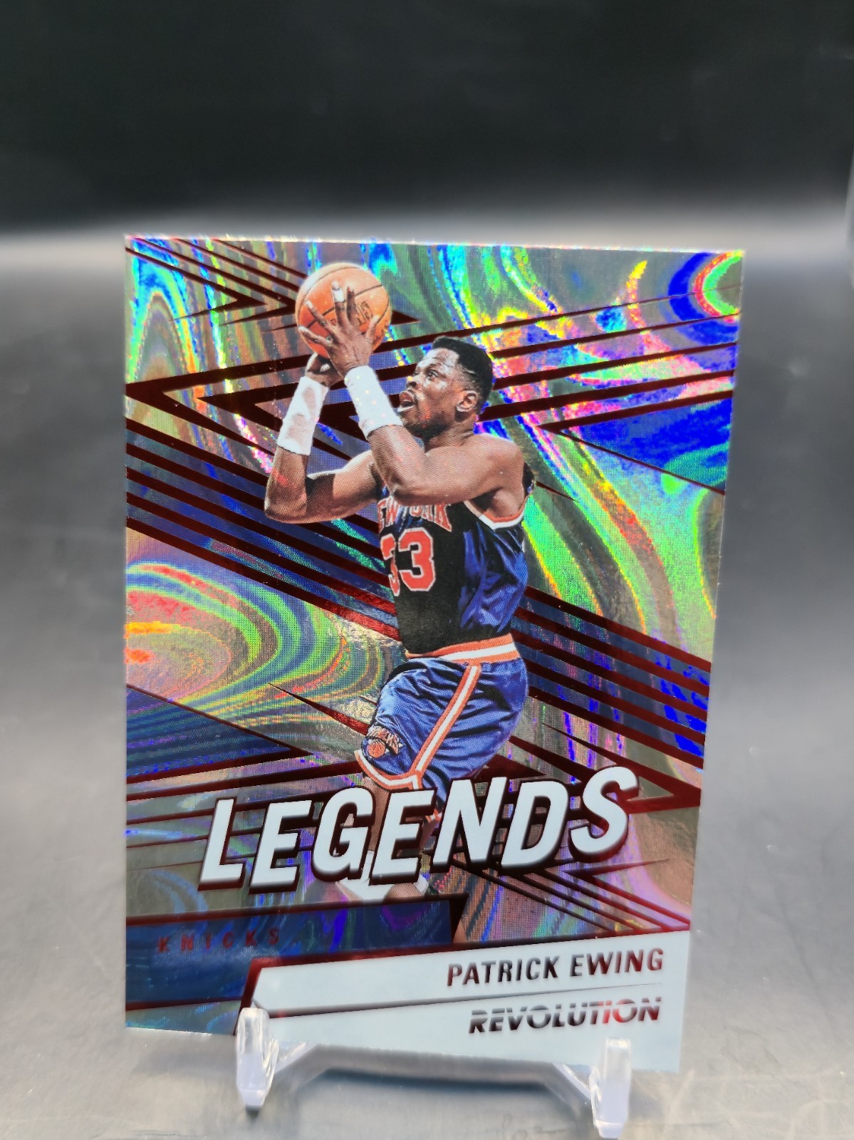 2024-25 Panini Revolution - Legends Patrick Ewing #164 Red Swirl KNICKS