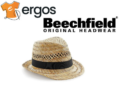 BEECHFIELD Straws STRAWS SUMMER TRILBY Braided Straw Hat BEIGE