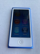 iPod Nano 7. generacji A1446 w kolorze niebiesko-białym 14GB - wycierany czysty