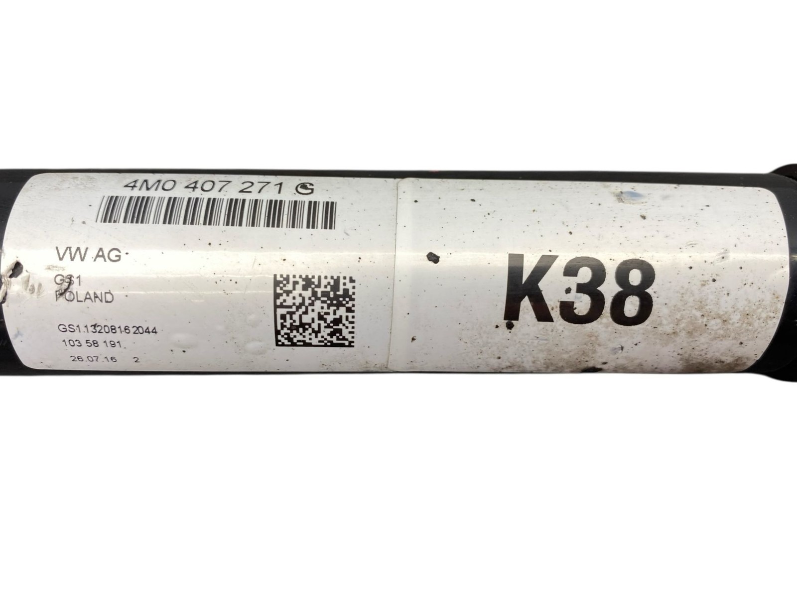2015-2020 BENTLEY BENTAYGA 6.0L AWD FRONT RIGHT SIDE CV HALF AXLE SHAFT *56K*