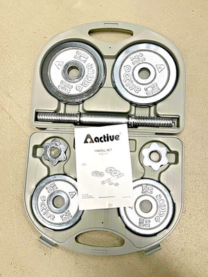 Chrom-Hanteln Set Active Modell E007 10 kg