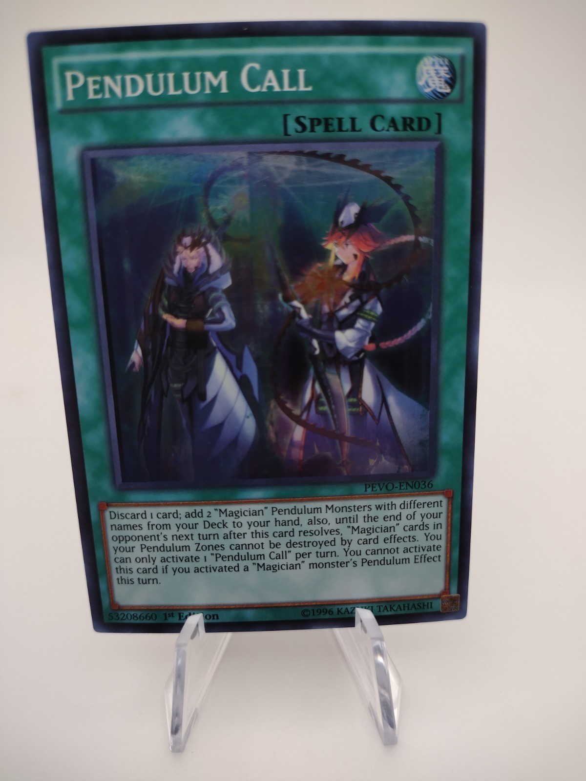 Pendulum Call PEVO-EN036 Pendulum Evolution 1st Edition Holographic Yu-Gi-Oh!