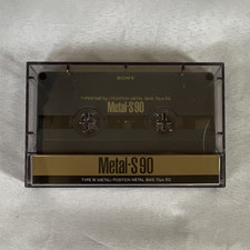 Sony Metal-S 90 Typ IV Pozycja metalu Metal Bias 70 Nagrywalna taśma kasetowa