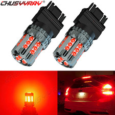 Pair 3157 3156 Red LED Brake Tail Stop Signal Light FIT Jeep Wrangler 07-2023